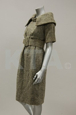 Lot 180 - An Christian Dior London grey tweed day...