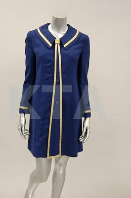 Lot 183 - A good Mary Quant navy wool dress, mid 1960s,...