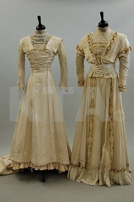 Lot 193 - A group of bridal wear, 1900-10, six ensembles...