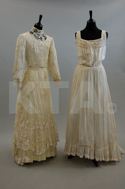 Lot 193 - A Group Of Bridal Wear, 1900-10, Six