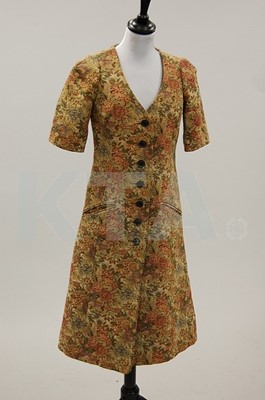 Lot 217 - A Biba tapestry weave dress, late 1960s, woven...