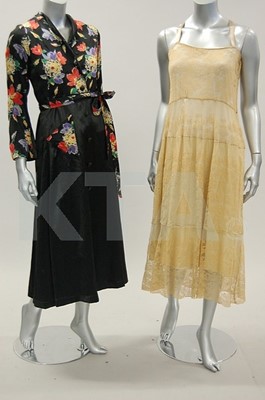 Lot 218 - A group of mainly 1930s dresses, approx 13,...