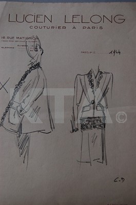 Lot 262 - Christian Dior for Lucien Lelong original...