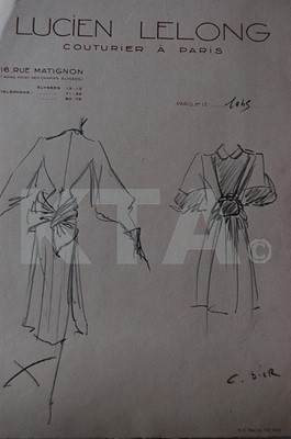 Lot 262 - Christian Dior for Lucien Lelong original...