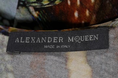 Lot 215 - An Alexander McQueen reptile-print jersey and...