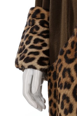 Lot 218 - Barbra Streisand's 'Funny Girl' brown wool and...