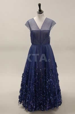 Lot 284 - Two sequined tulle ball gowns, attributed to...