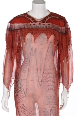 Lot 152 - A Zandra Rhodes 'Chrysler Building' print...