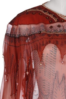 Lot 152 - A Zandra Rhodes 'Chrysler Building' print...