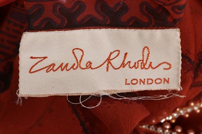 Lot 152 - A Zandra Rhodes 'Chrysler Building' print...