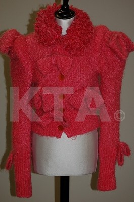 Lot 309 - A Vivienne Westwood pink boucle mohair...