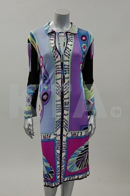 Lot 324 - An Emilio Pucci printed silk jersey dress,...