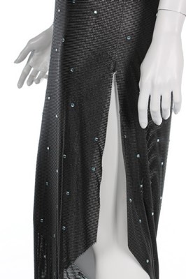 Lot 166 - An early Gianni Versace Oroton mesh dress,...