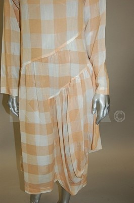 Lot 45 - A Comme des Garcons gingham cotton dress,...