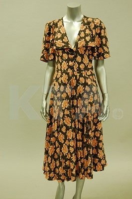 Lot 54 - Two Biba printed summer dresses, early 1970s,...
