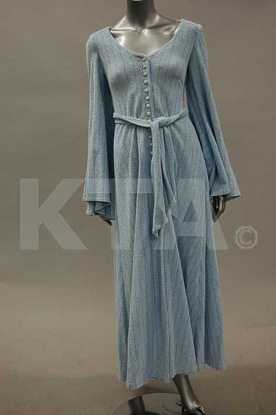 Lot 82 - A Biba blue towelling robe, early 1970s, with