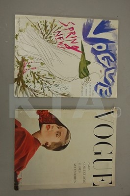 Lot 91 - Vogue magazine, 1949, seven issues from...