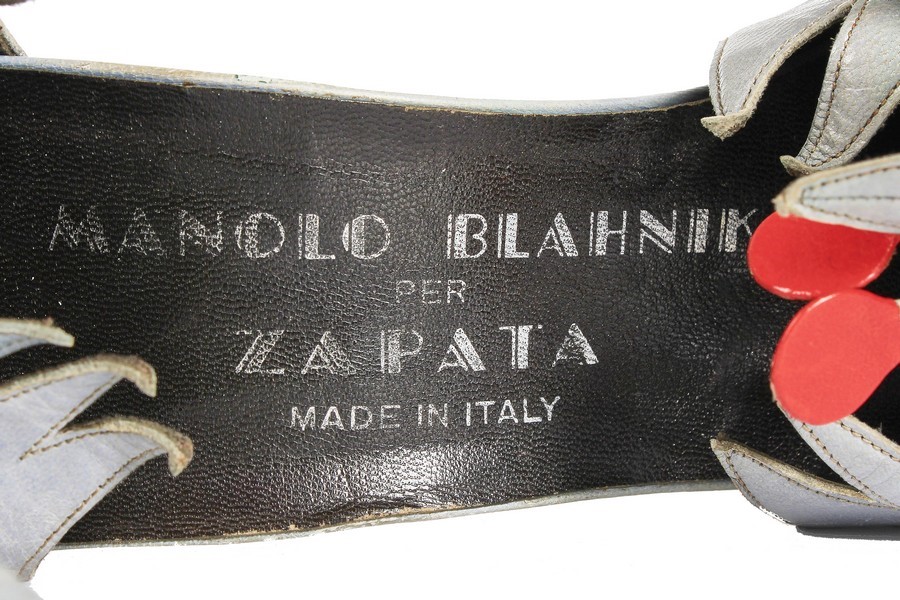 Lot 152 - A pair of rare Manolo Blahnik for Zapata