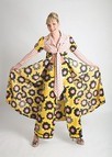 Lot 164 - An Ossie Clark/Celia Birtwell printed moss...