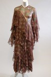 Lot 168 - An Ossie Clark/Celia Birtwell printed chiffon...