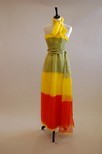 Lot 180 - An Hubert de Givenchy printed silk and chiffon...