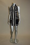 Lot 209 - An Herv Leger black and white halter-neck...
