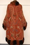 Lot 41 - An embroidered kashmir visite, late...