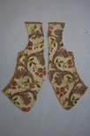 Lot 28 - A pair of embroidered waistcoat panels,...