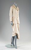 Lot 51 - A lady's linen side riding habit, American,...