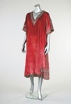 Lot 48 - A Babani rose-pink velvet tunic, early 1920s,...