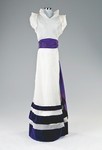 Lot 64 - A Schiaparelli couture white organza summer...