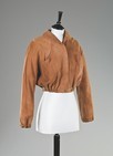 Lot 94 - Marlene Dietrich's tan suede Jacques Fath...
