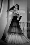 Lot 79 - A Carven black and white ball gown, Spring...