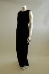 Lot 115 - A Balenciaga couture black velvet sheath,...