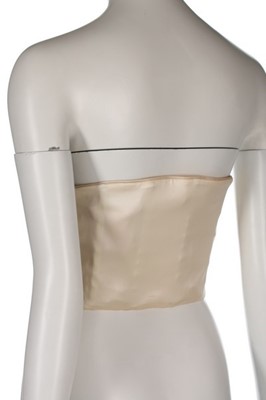 Lot 182 - A rare John Galliano ivory satin corset-bodice,...