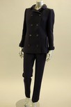 Lot 124 - A Courrnavy wool trouser suit, 1965-7,...