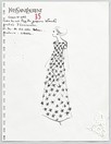 Lot 19 - Yves Saint Laurent fashion sketches,...