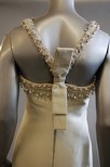Lot 133 - A Marc Bohan for Dior silver-grey gazar...