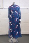 Lot 127 - An Hubert de Givenchy boutique blue organza...