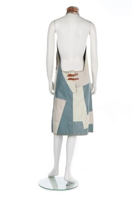 Lot 204 - An Alexander McQueen patchwork suede and...