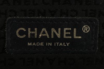 Lot 1 - A Chanel patent leather 'vinyl record' bag,...