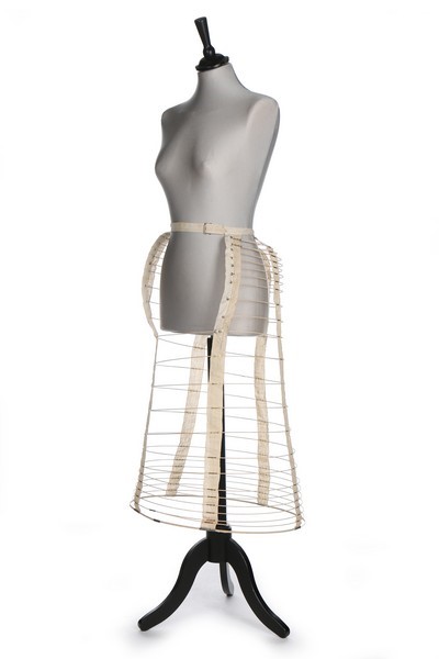 Lot 34 - Two crinoline frames, circa 1870, the first