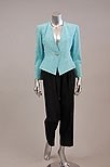 Lot 136 - An Yves Saint Laurent Rive Gauche blue moire...