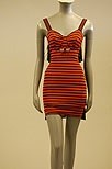 Lot 139 - A Gaultier Junior striped jersey mini dress,...