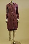 Lot 141 - A Halston violet ultrasuede ensemble, 1970s,...