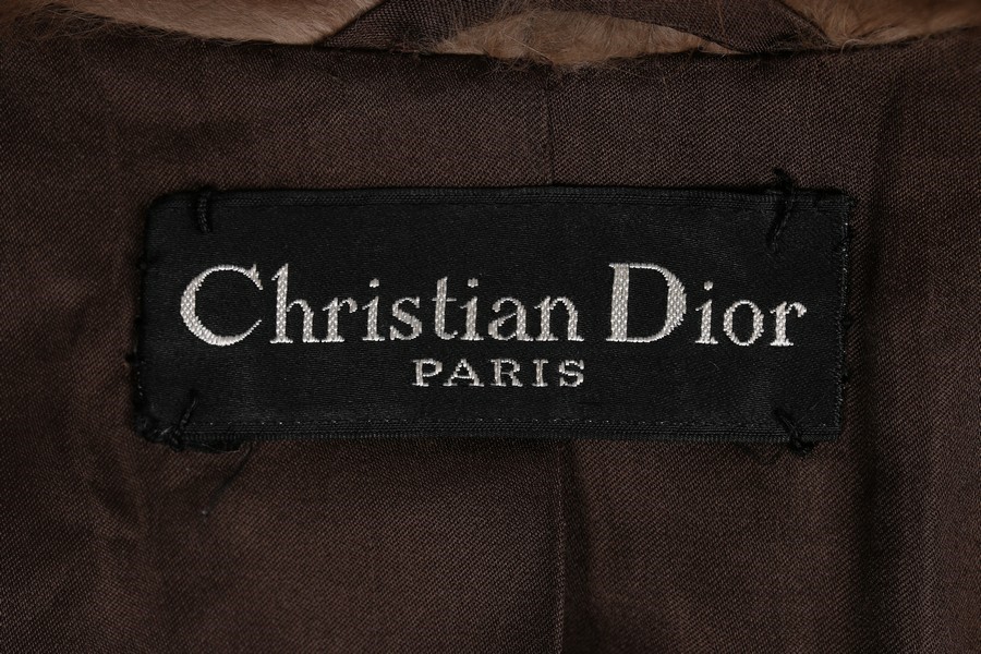 Lot 18 - A Dior sable coat, late 1970s-early 80s,