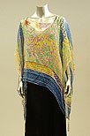 Lot 144 - A Zandra Rhodes 'Field of Lillies' printed...
