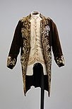 Lot 168 - An embroidered gentleman's court coat, the...