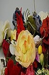 Lot 189 - A group of silk flowers, hat trimmings,...