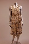 Lot 7 - An Emma Cook grey silk dress, labelled, with...